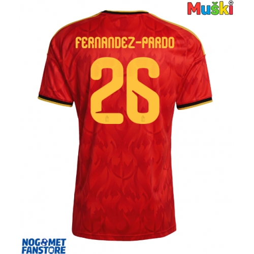 Belgija Matias Fernandez-Pardo #26 Domaci Dres SP 2026 Kratak Rukav